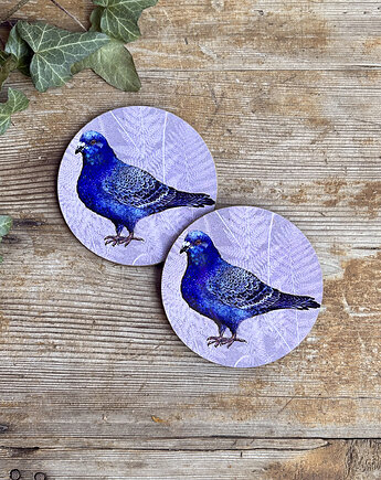 Gołąbek- ilustracja- Podkładki pod kubek, BOSKE