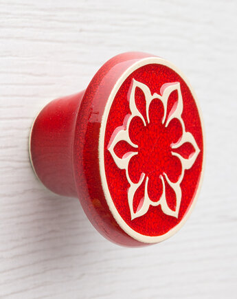 Gałka do mebli czerwona wz.2, pracowniazona