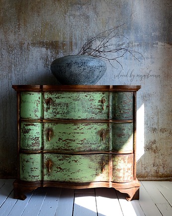 Komoda Timeworn Green, ReLoved by Maja Komasa