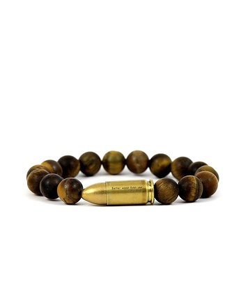 Better Wear Than Use- Tiger Eye Mat Bracelet, Unikke Design