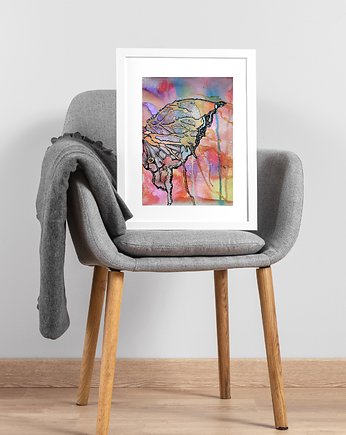 MOTYL. Oryginał, akwarela i tusz (oprawiony), MRiNK