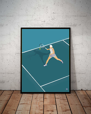 Plakat Tennis II Iga Świątek, kordecka art
