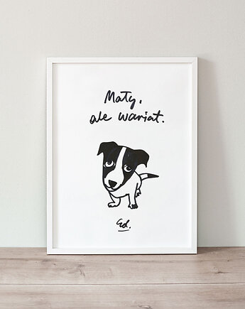 Plakat Mały, ale wariat, Edyta Draus