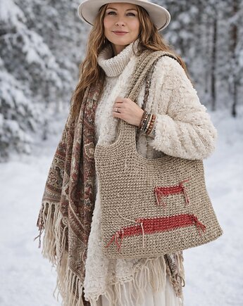 Torba ze sznurka konopnego, Las i Łąka