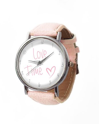 Zegarek z dużą tarczką Love Time, EGGinEGG