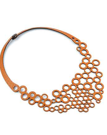 CaramelEcoNecklace 4, felt label