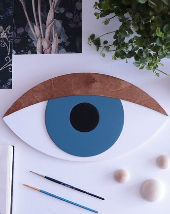 Oko 3D Eureka orzechowa powieka, na_ha_ku 