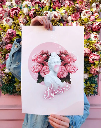 Plakat Pink Lemonade SUMMER, zfragmentow