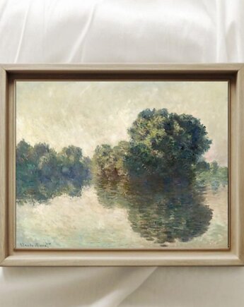 PLAKAT Claude Monet, Sekwana w Giverny sztuka ścienna, black dot studio