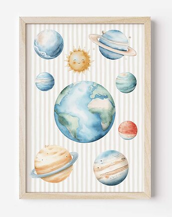 Plakat Na Ścianę Dla Dzieci Kosmos nr. 31, Dekoracjan
