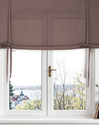 Roleta podwijana dark chocolate medium, so linen!