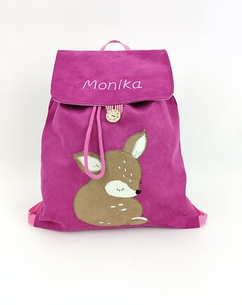 Prezent dla dziewczynki - plecak z sarenką, plecak z imieniem, Enitka Sweet Baby Room