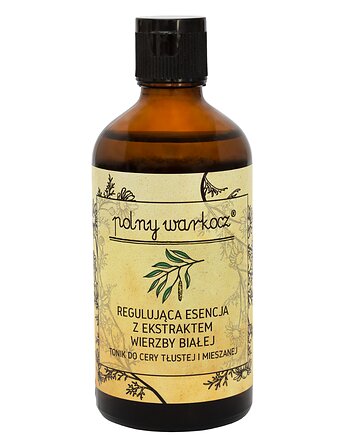 Regulująca esencja z ekstraktem wierzby białej - tonik do cery tłustej i mies, Polny Warkocz