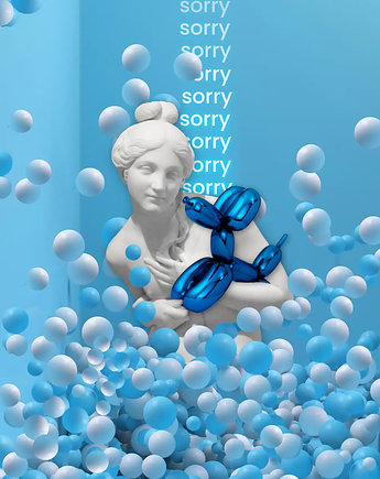 Kolaż, Plakat - Balloon Dog (3 formaty), zfragmentow