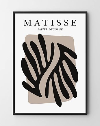 Plakat Matisse black plant roślina czarna, OKAZJE - Prezent na Wesele
