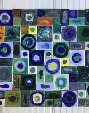 Ręcznie robione kafelki "Rozmyślając o Fangorze II", Ceramystiq