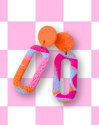 Kolczyki małe ENDORFINY, sploteka