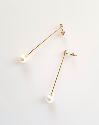 Kolczyki pozłacane Simply a Pearl, Mitsu