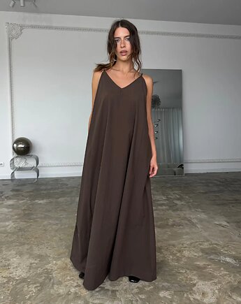 Sukienka Motion chocolate maxi, Patchouli