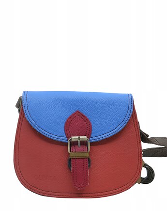 Damska listonoszka skórzana ze skrawków elegancka poręczna eko OLIVKA, Olivka Warsaw