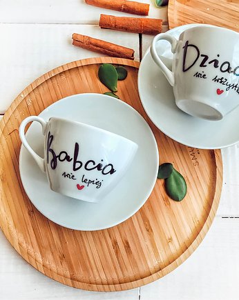Filiżanki Dziadek wie wszystko/Babcia wie lepiej, Jędrki