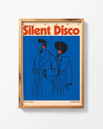 Silent disco x print, Justyna Frąckiewicz
