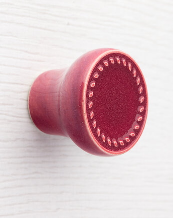 Gałka do mebli wisniowa, wz.12, pracowniazona