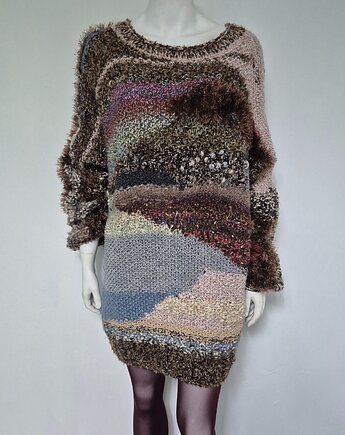 Unikatowy sweter- sukienka., Ula Raclawska