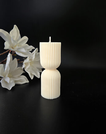 Świeca sojowa Westyna - kolumna niska, nejmi candles