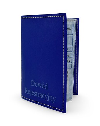 Etui na Dowód Rejestracyjny na Dokumenty Pokrowiec Niebieski Parker Quality, Parker Quality