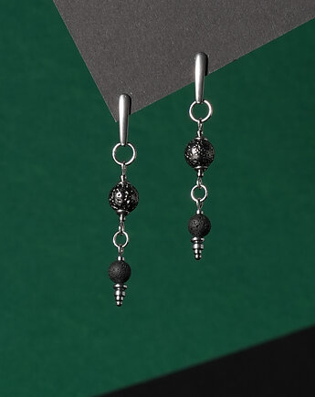 Kolczyki z lawą wulkaniczną, AT NOON