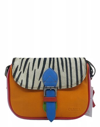 Listonoszka torebka damska skóra naturalna kolorowa oryginalna OLIVKA, Olivka Warsaw