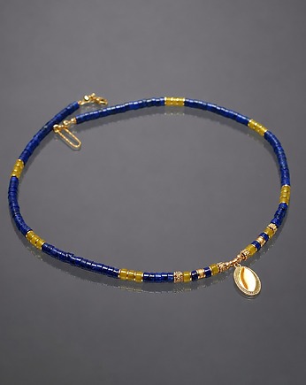 Lapis lazuli vol. 25 /choker/ - Szlachetna kolekcja /28.07.26/, KiKa pracownia