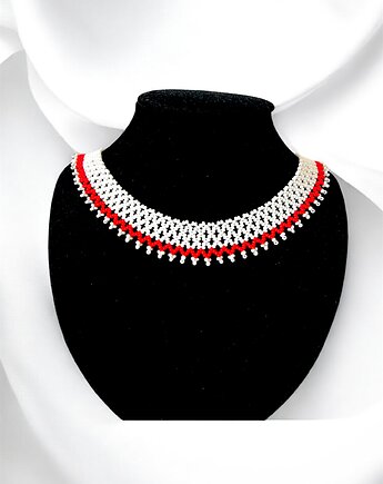 Silanka z Karpat , delikatny etno naszyjnik,  kolia, ArtGez