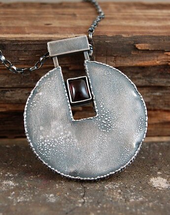 Granat okazały wisior, mzstudio