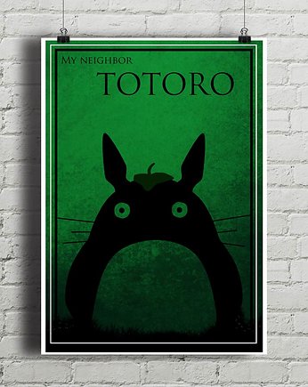 Plakat Totoro - Miyazaki, Ghibli, minimalmill