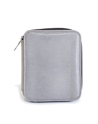 Etui na 7 piór lub długopisów do 12 cm długości - popielate, Lamato