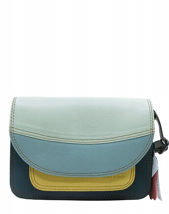 Torebka damska skórzana regulowany pasek kolorowa eko OLIVKA, Olivka Warsaw