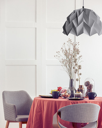 Lampa wisząca origami ICEBERG M szara, Ynska