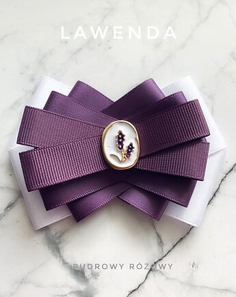 Brosza z kolekcji Lawenda z pięknym medalionem z Lawendą