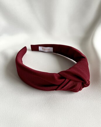 Bordowa opaska supełkowa Brie, Volie Line