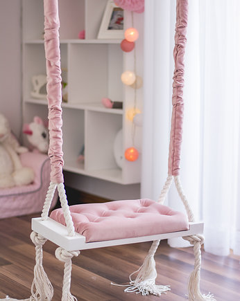 Stylowa huśtawka SMALL 50cm na linach dla dzieci, OhSwing