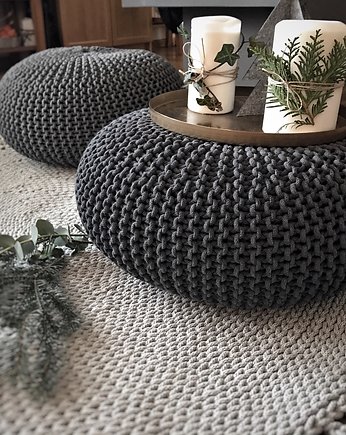 Poducha, siedzisko , pufa " Small Lotos", Knitting Factory