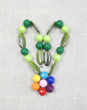 7039 Naszyjnik "Tęczowy Kwiat", kama4you