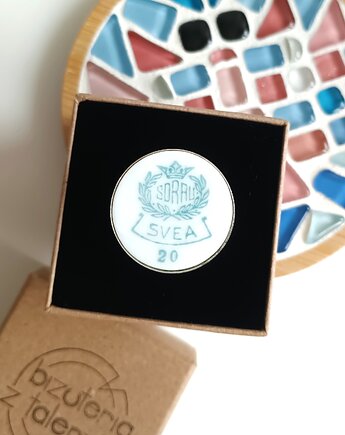 Pierścionek SORAU, biżuteria z talerzy