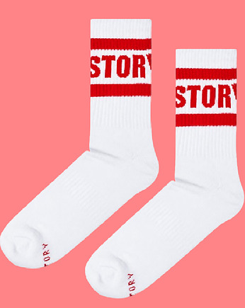 Skarpetki Froty Soxstory All Red On White, Soxstory