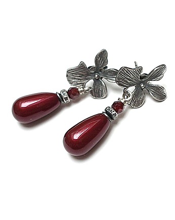 Kolczyki Swarovski Orchid vol. 12 /pearls/, Katia i krokodyl