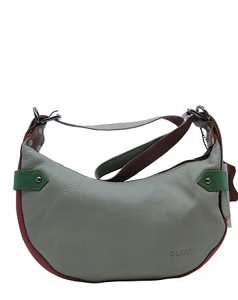 Torebka damska skórzana na ramię modna regulowany pasek zero waste OLIVKA, Olivka Warsaw