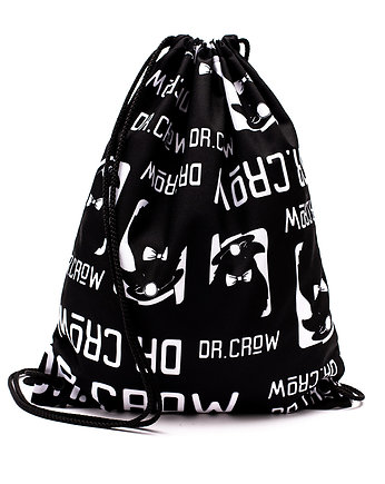 Worek Plecak Wodoodporny DR.CROW Black Logo, DrCrow