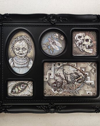 Gotycka galeria ścienna, obraz w stylu wiktoriańskim, ka.linea